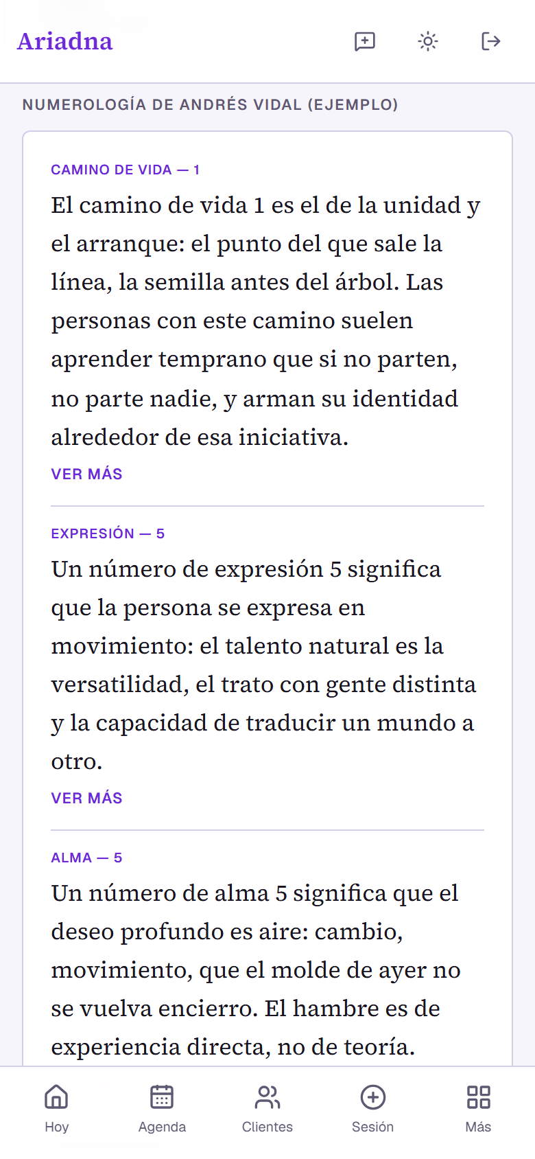 Camino de vida, expresión y alma con su texto en el sistema
